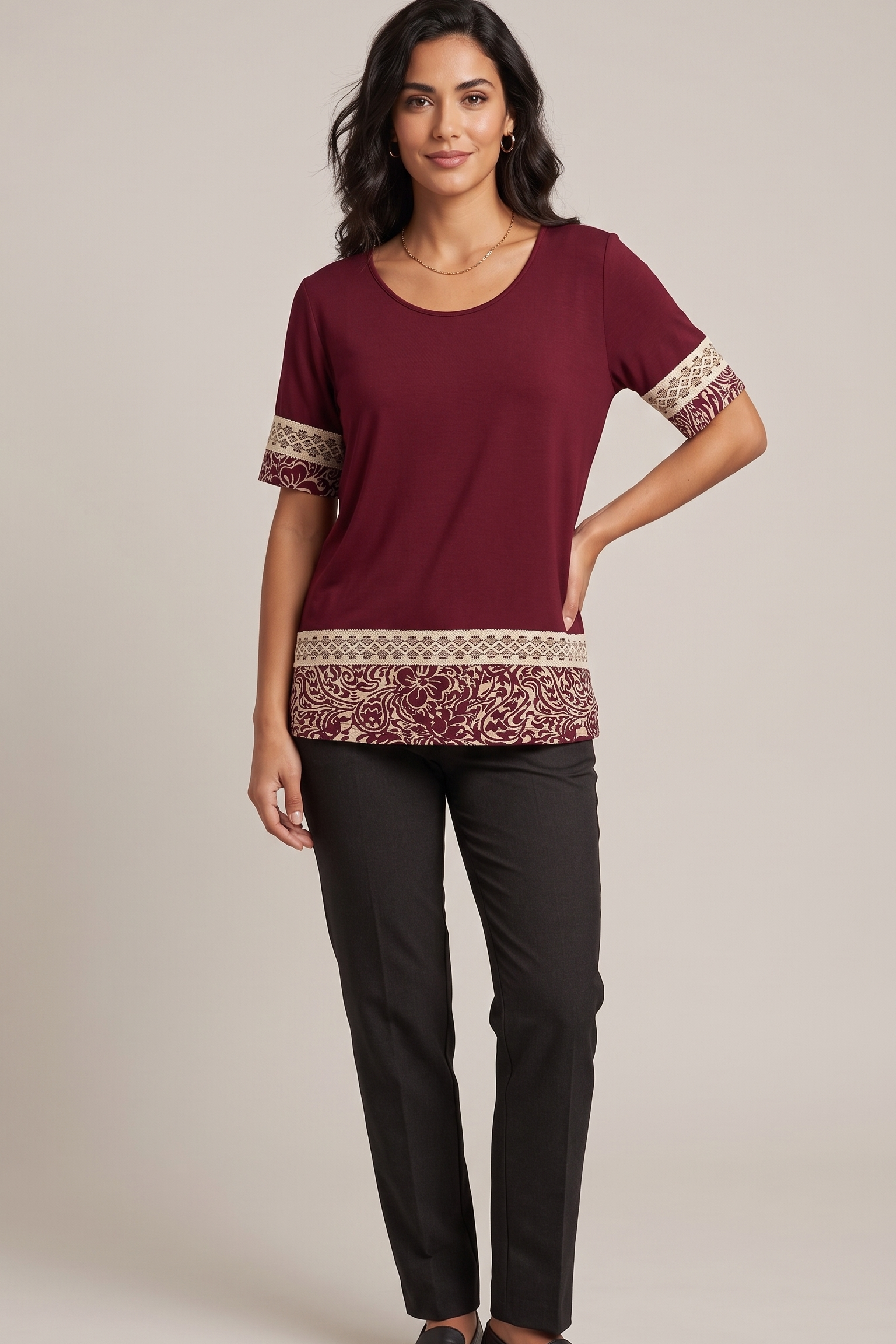 maglia fantasia etnica DB11123 MIRTO MARICLA 