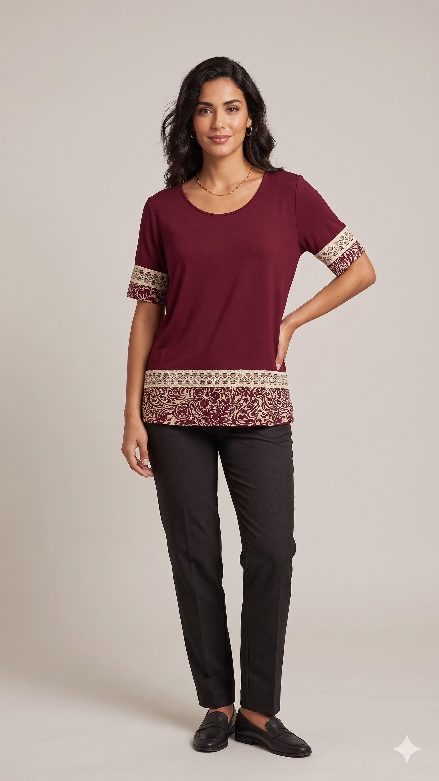 maglia fantasia etnica DB11123 MIRTO MARICLA 