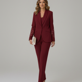 Completo con manica ricamata LH315 AMARONE LUDOVICA HASSLER 