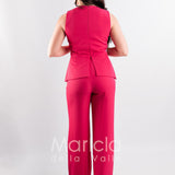 tuta baschina con strass SH606 FUCSIA SHARON 
