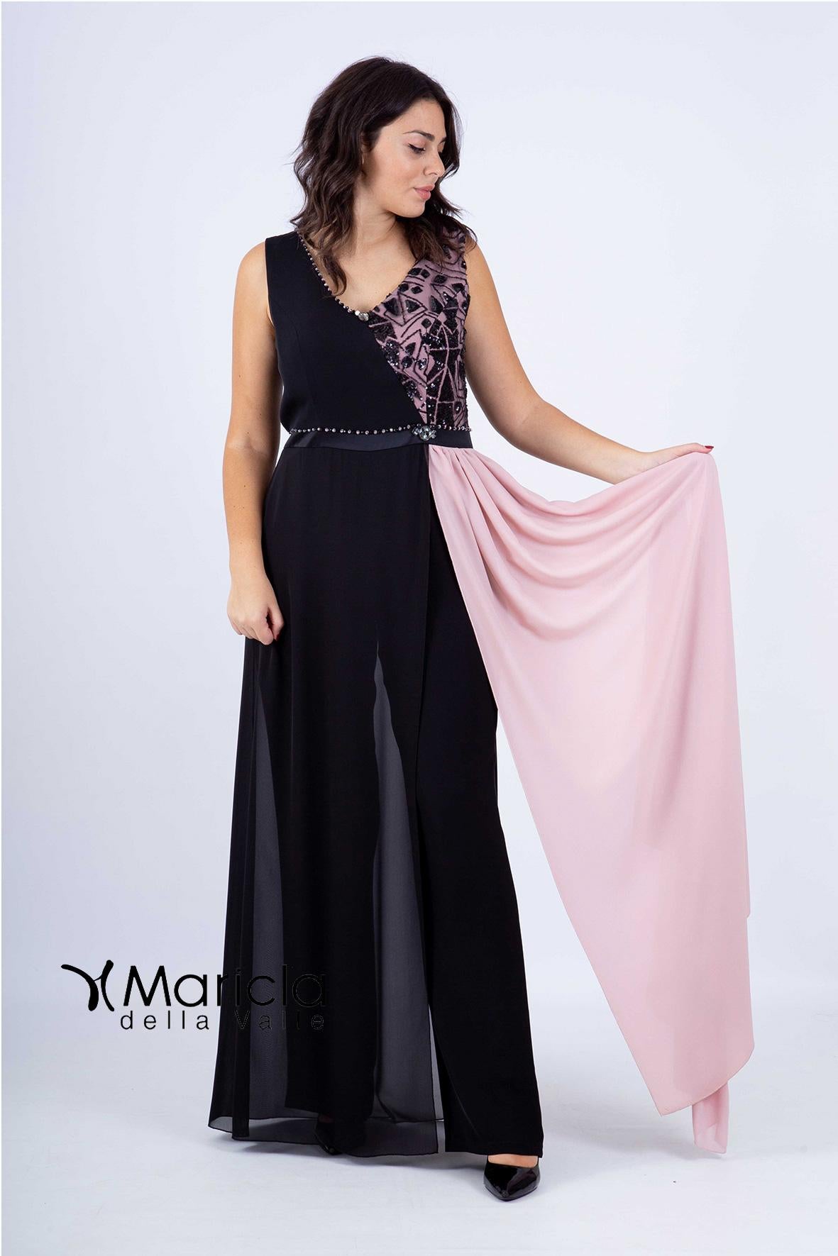 ricamo bicolore PF114 ROSA PAOLA FORTI 