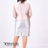 tubino con giacca ric. AD200 ROSA MARICLA ELEGANCE 