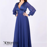 punta incrocio man.lunga ANT0622ASK BLU ANTILLE ELEGANCE 