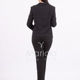 Completo tailleur collo smoking ROMI3872 NERO MARICLA 