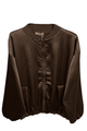 giacca zip floccata