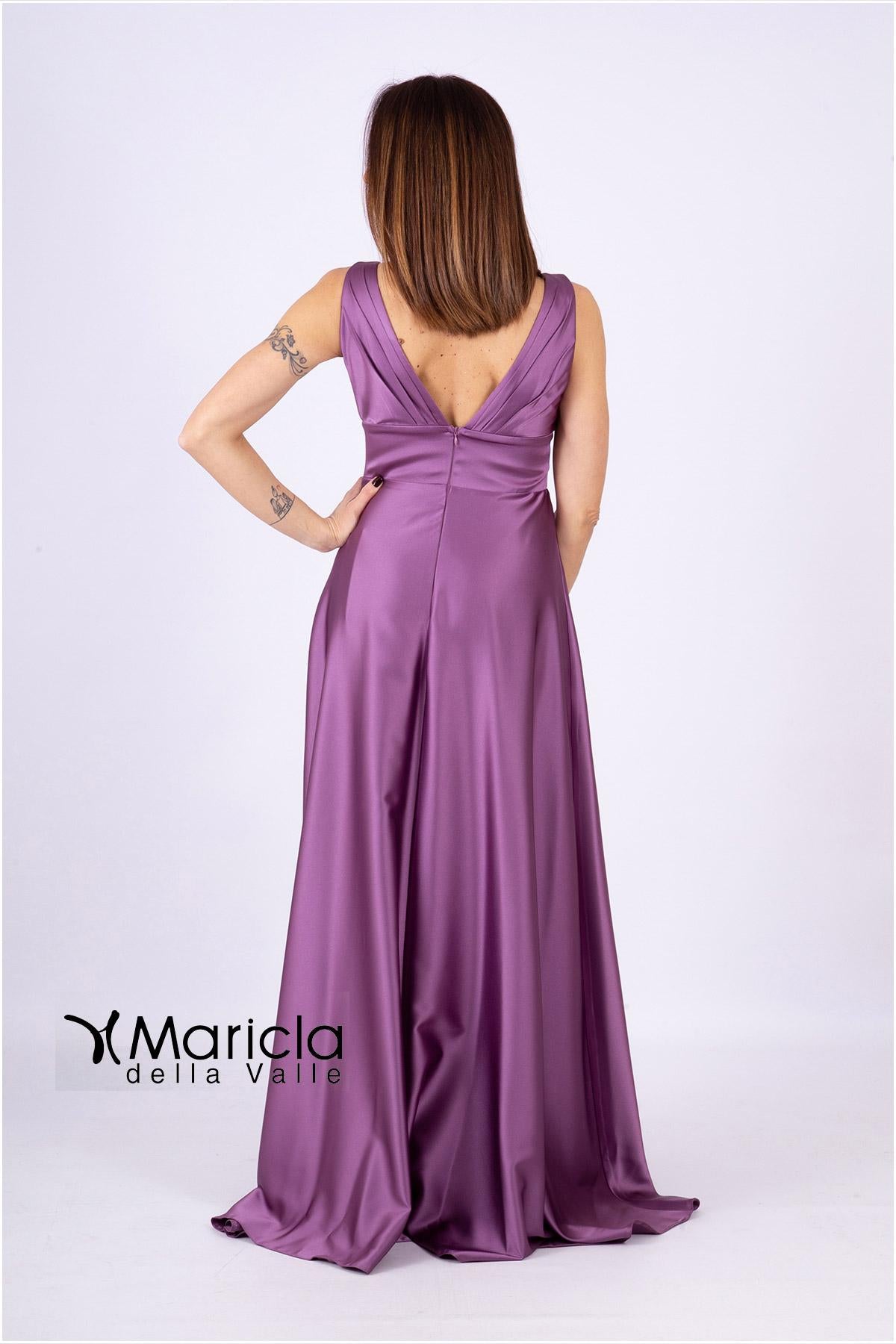stile impero RG101 VIOLA GIGLI CERIMONIA 
