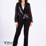 tailleur man.camicia PF3100 NERO PAOLA FORTI 