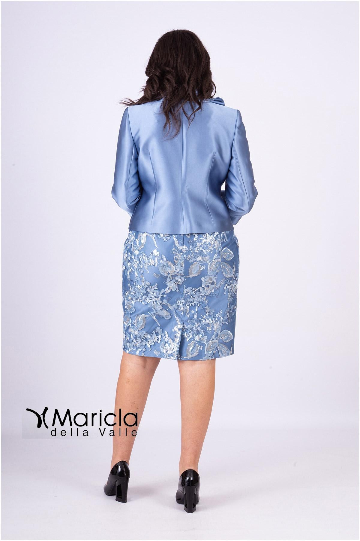 tubino con giacca ric. AD1030 POLVERE MARICLA ELEGANCE 