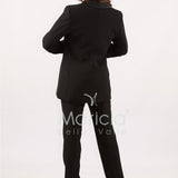 Tailleur smoking Completo 3 pezzi SH726TP NERO SHARON 