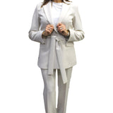 Tailleur Completo con cinturino in vita AD09232 BURRO MARICLA 