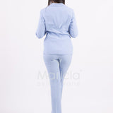 Tailleur con collo in paillettes ROMI3864 POLVERE MARICLA 