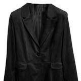 giacca scamosciata SHANGAI NERO MARICLA 