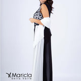 ricamo bicolore PF114 BIANCO PAOLA FORTI 