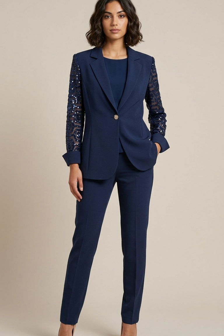 tailleur manica macramè PANDORA BLU MARICLA 