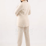 Tailleur smoking Completo 3 pezzi SH726TP CREMA SHARON 