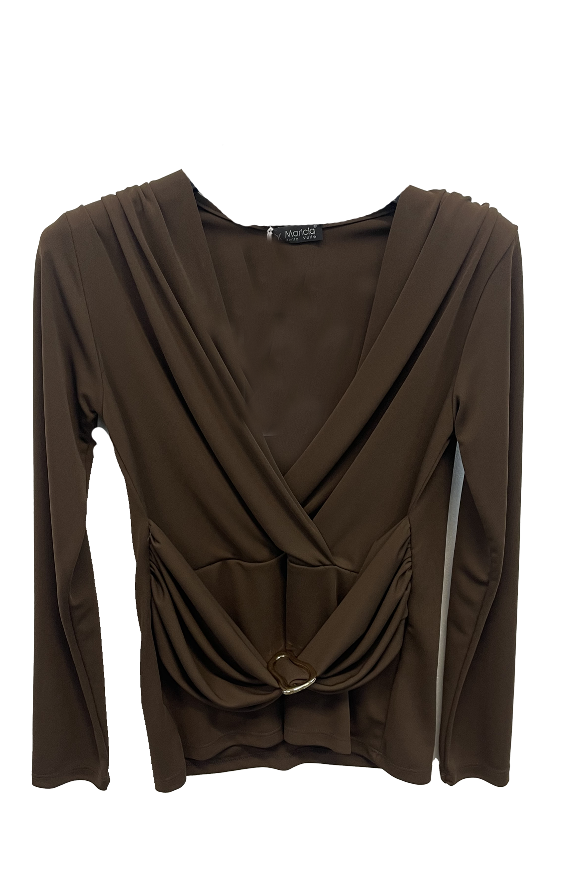 maglia unita con cintura GR1404 MORO MARICLA 