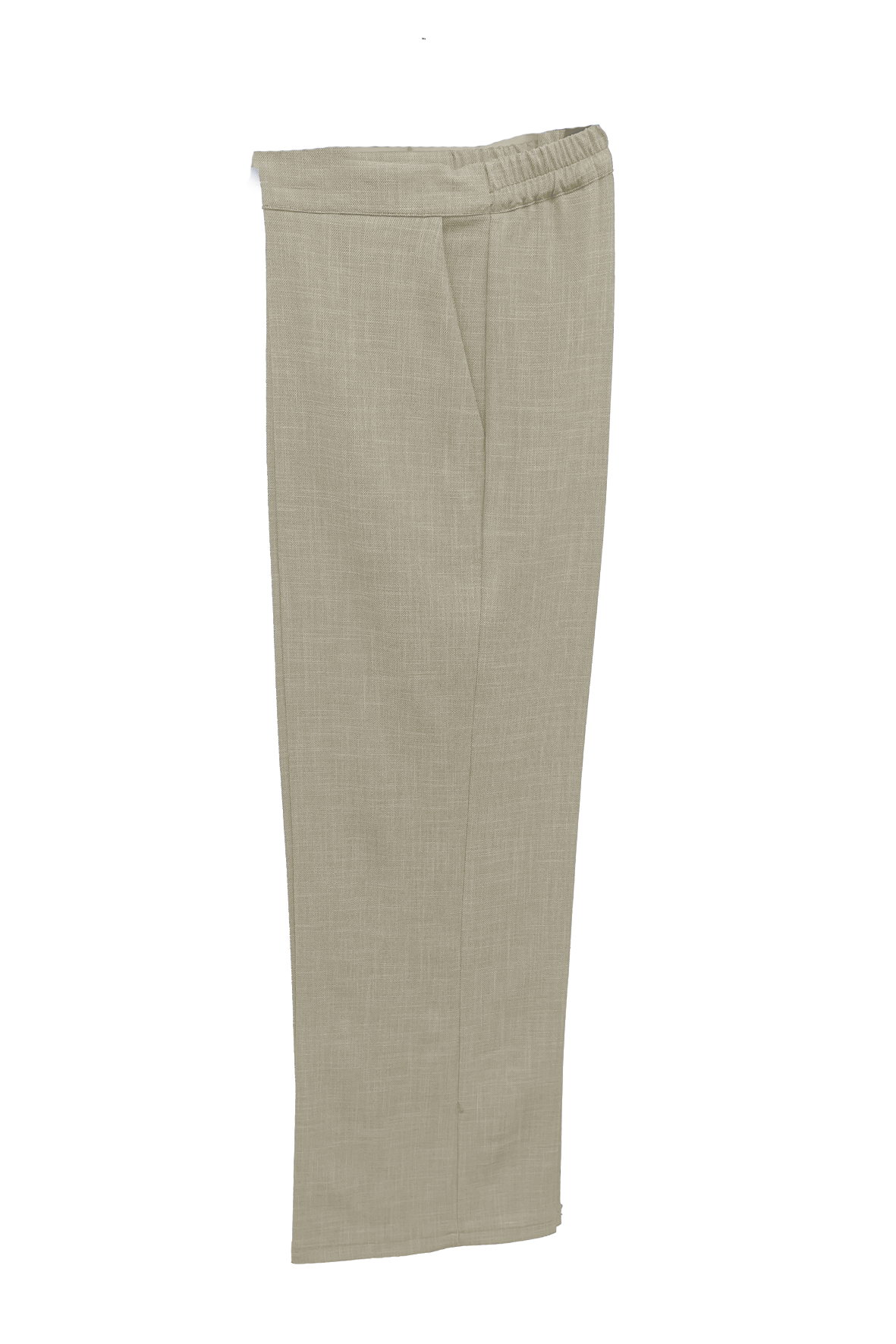 pantalone palazzo effetto lino MS11504SC BEIGE MARICLA 