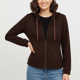 giacca modal zip CS147652 MORO MARICLA 