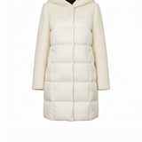 giaccone piumino e panno AZ79P PANNA MARICLA 