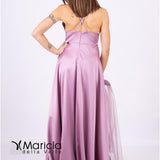 con spacco later, VI3617 GLICINE MARICLA ELEGANCE 