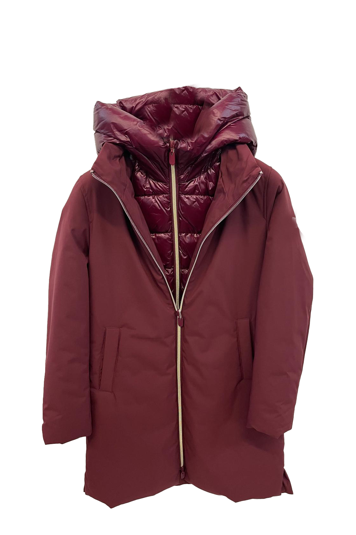 giaccone spalmato con trapunta LIN3407 AMARONE LINDAS 