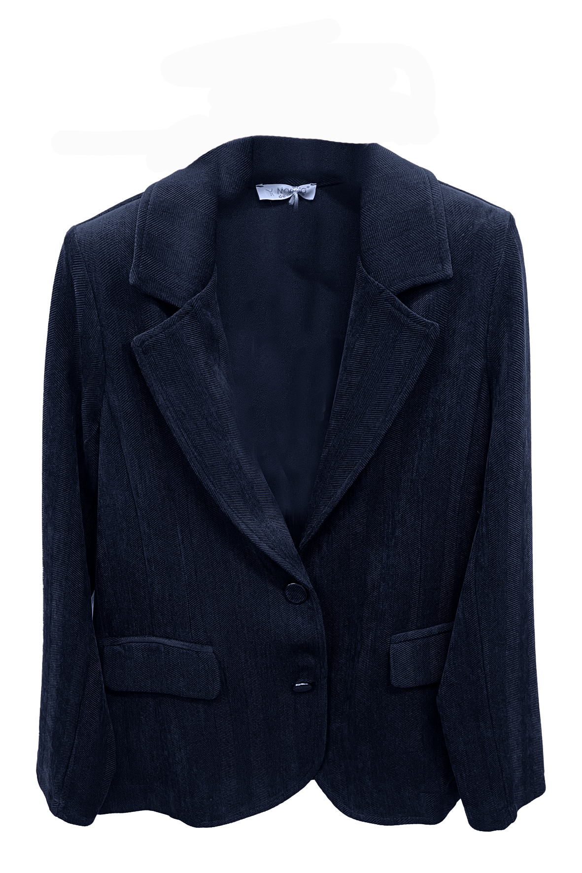 giacca in velluto a coste SH148203 BLU MARICLA 
