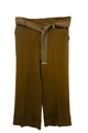 pantalone scuba crepe con cintura fantasia