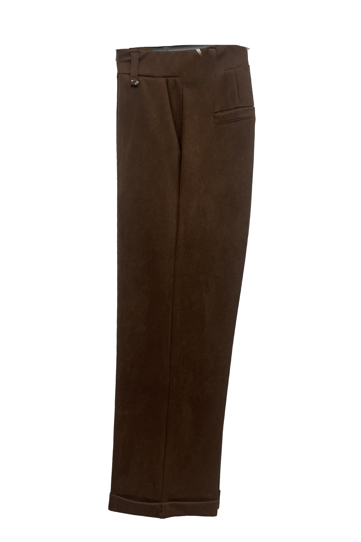 pantalone con piegone smerigliato CS146459 BRUCIATO MARICLA 