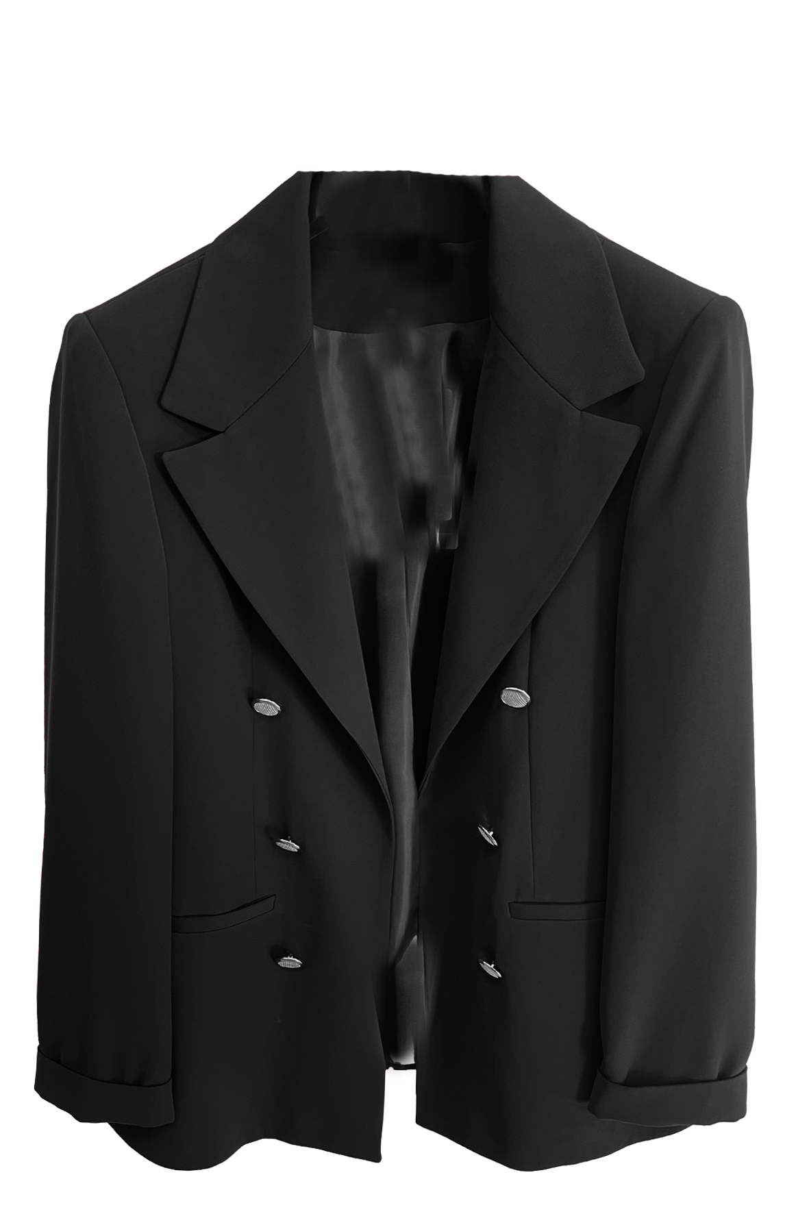 blazer doppio petto ROMI4065 NERO MARICLA 