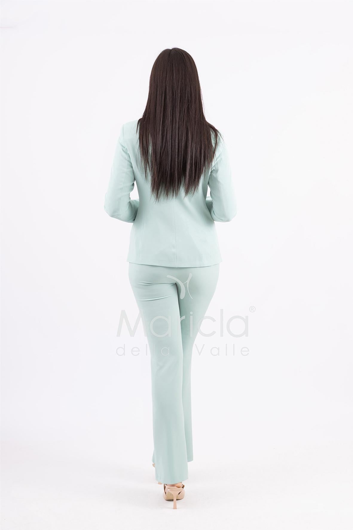 Completo Tailleur doppio Petto AD00499 MENTA MARICLA 