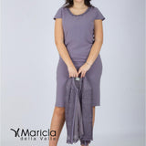 tubino con giacca macramè GU695 GLICINE MARICLA ELEGANCE 