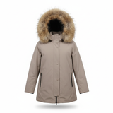 Giaccone con collo in pelliccia EC25256 BEIGE MARICLA 