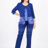 tailleur con giacca lavorata SH305 ROYAL SHARON 