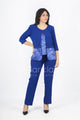 tailleur con giacca lavorata
