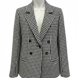 Blazer Doppiopetto con Trama a Micro-Pattern LOBELIA BLU MARICLA 