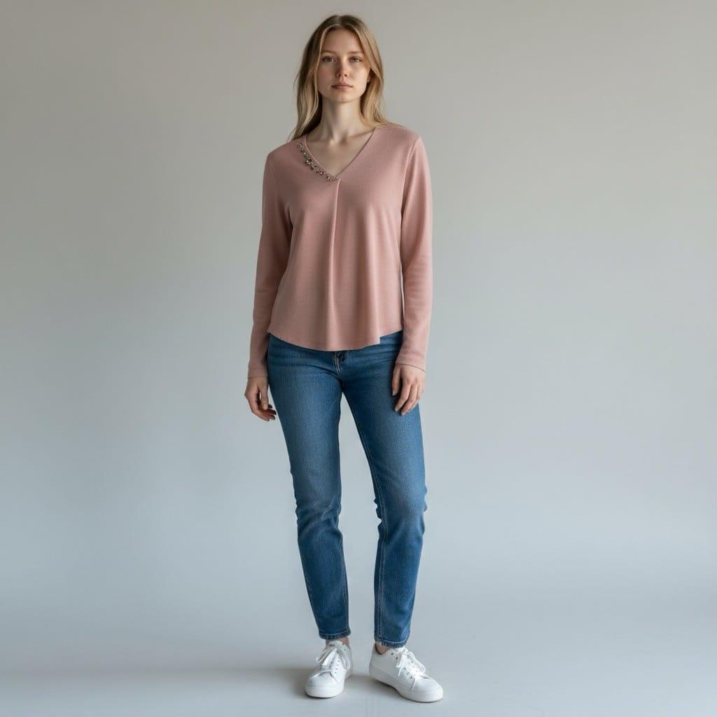 casacca fantasia CF50088 SALMONE CARLA FERRONI 