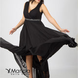 con fascia strass PF215 NERO PAOLA FORTI 