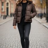 giaccone medio reversibile AZ6825G MORO MARICLA 