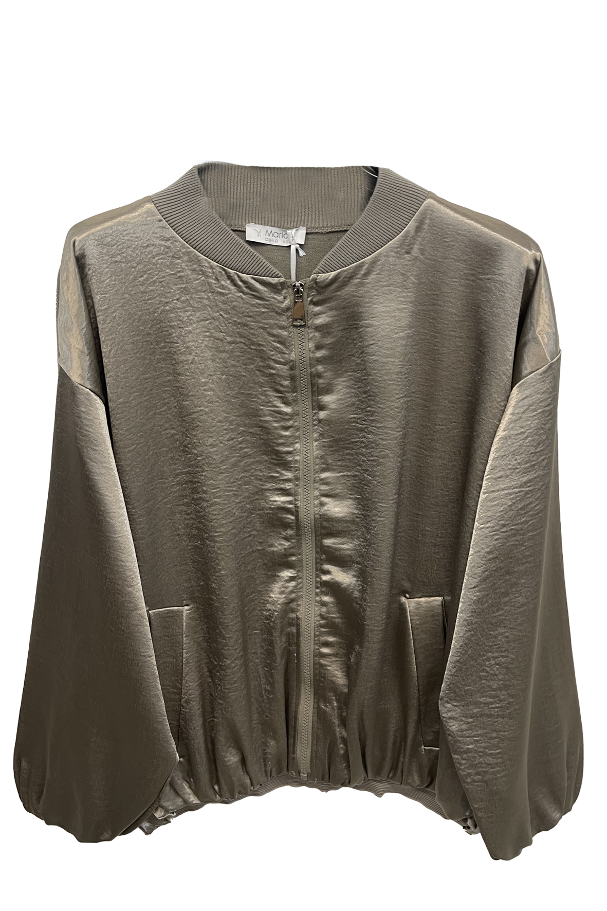 giacca zip floccata A26IMP01825 FANGO MARICLA 
