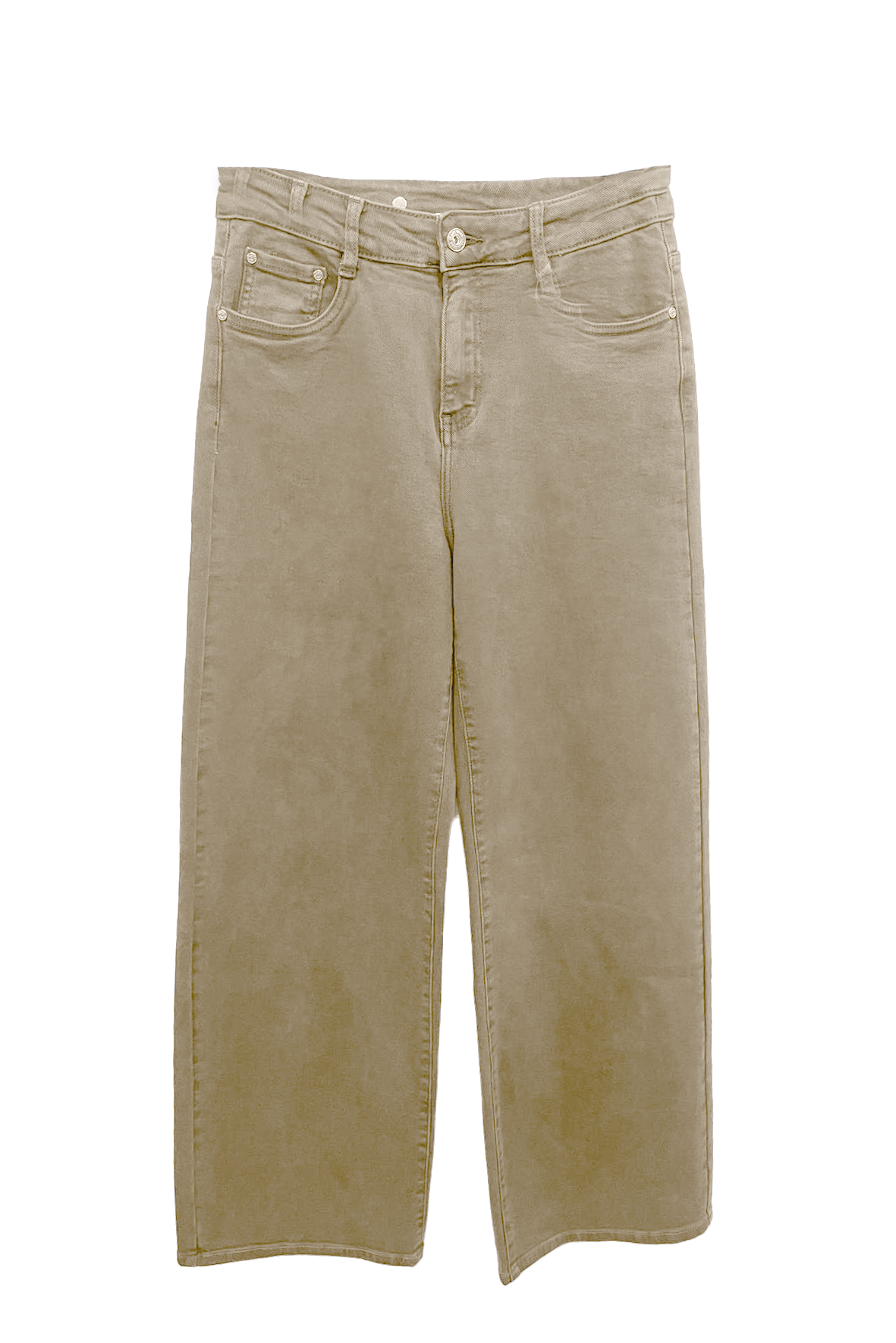 jeans colorato largo GH1532 FANGO MARICLA 