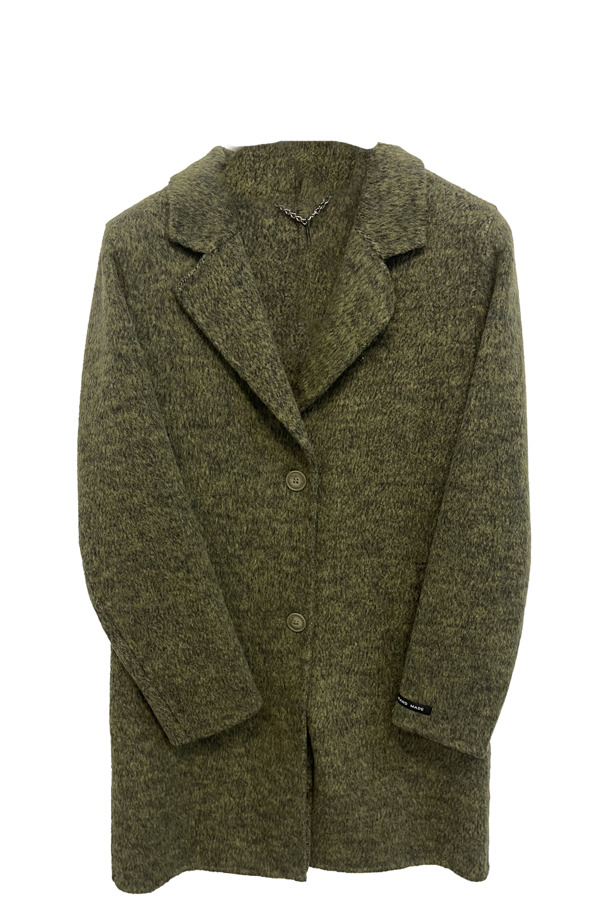 Cappotto monopetto baronetto AZ09 VERDE MARICLA 