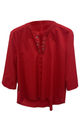 casacca cotone con strass collo