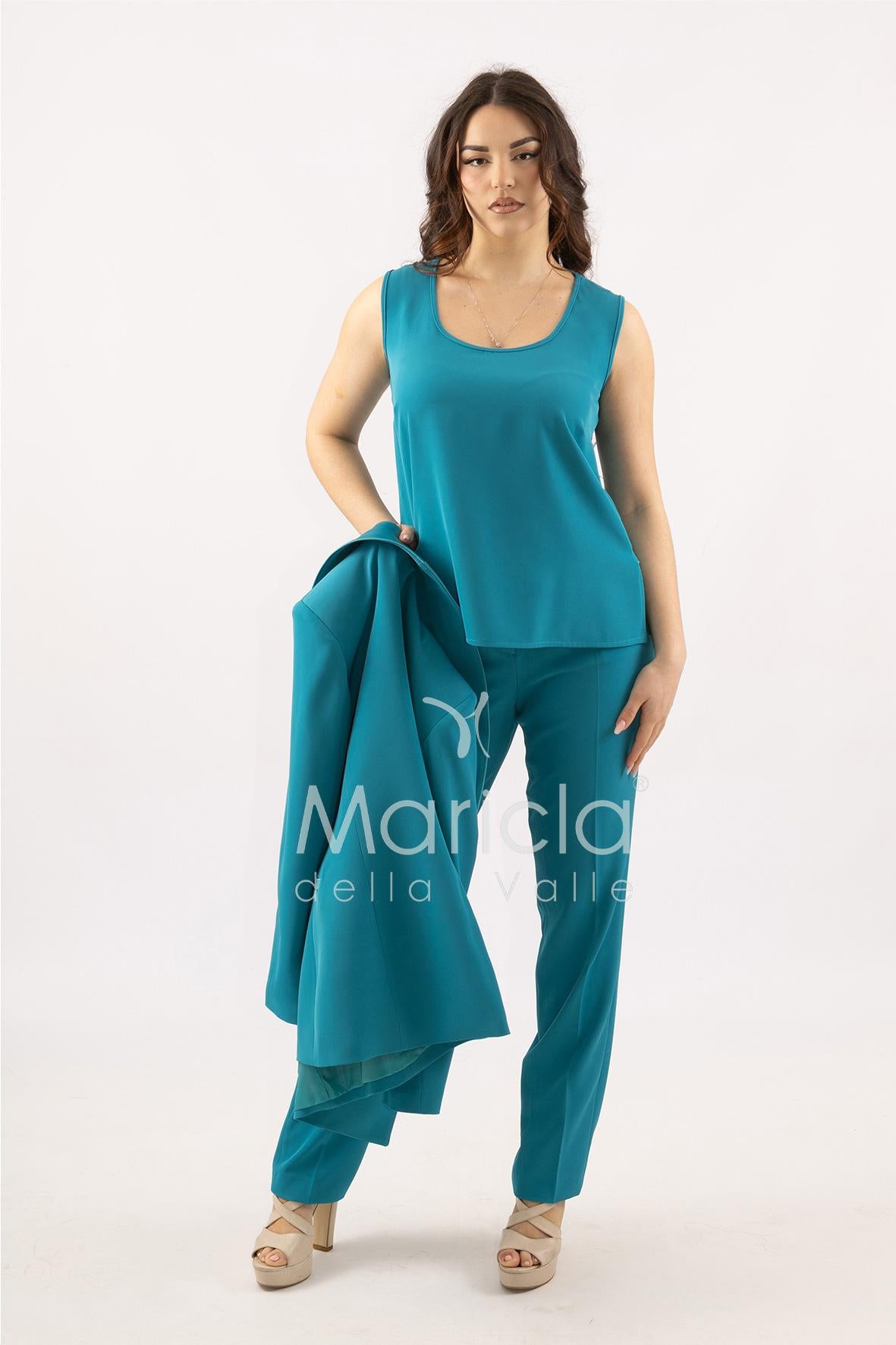 Tailleur smoking Completo 3 pezzi SH726TP TIFFANY SHARON 
