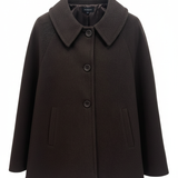 giaccone medio con pence dietro ROMI2736 MORO MARICLA 