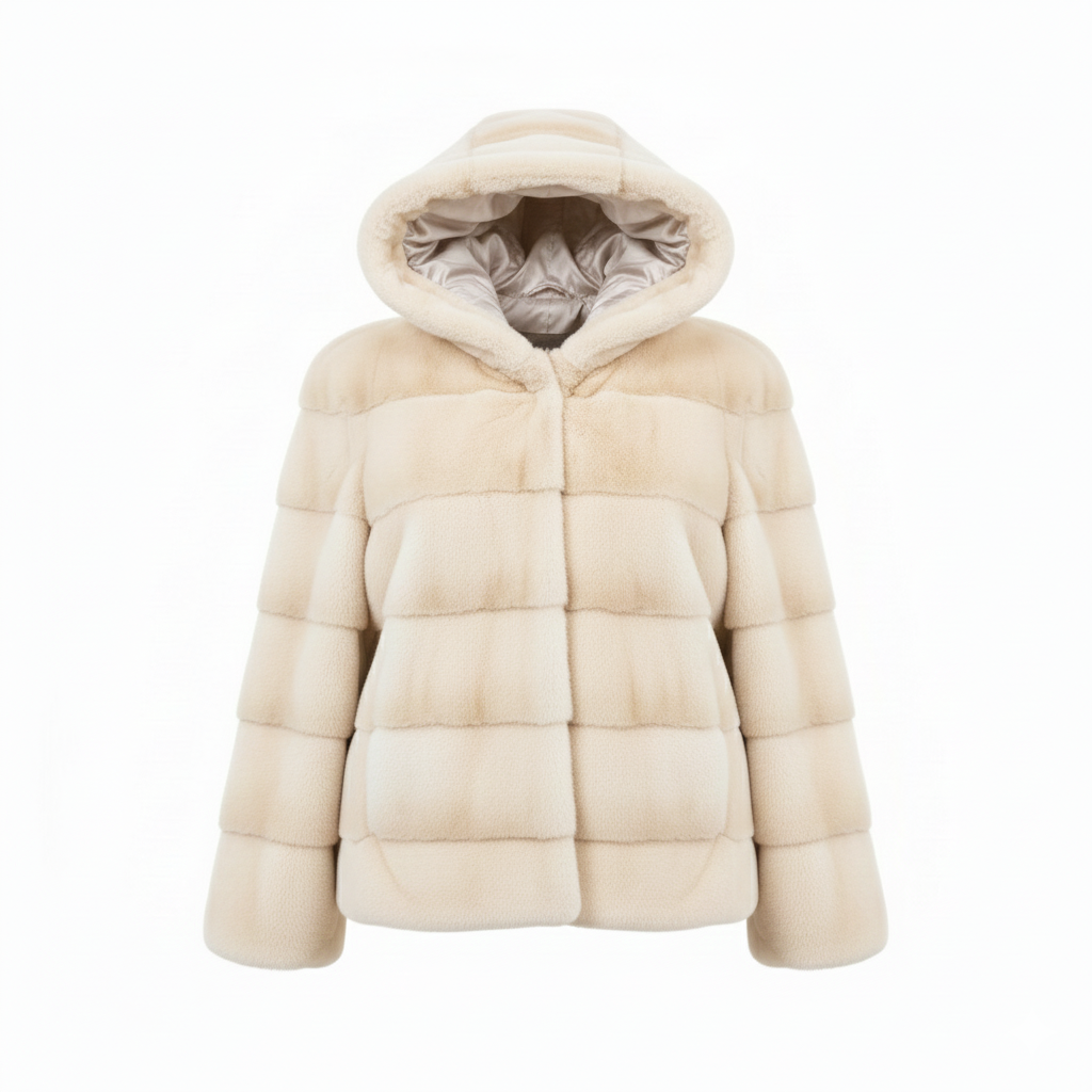Giaccone ecopelliccia ISA PANNA MARICLA 