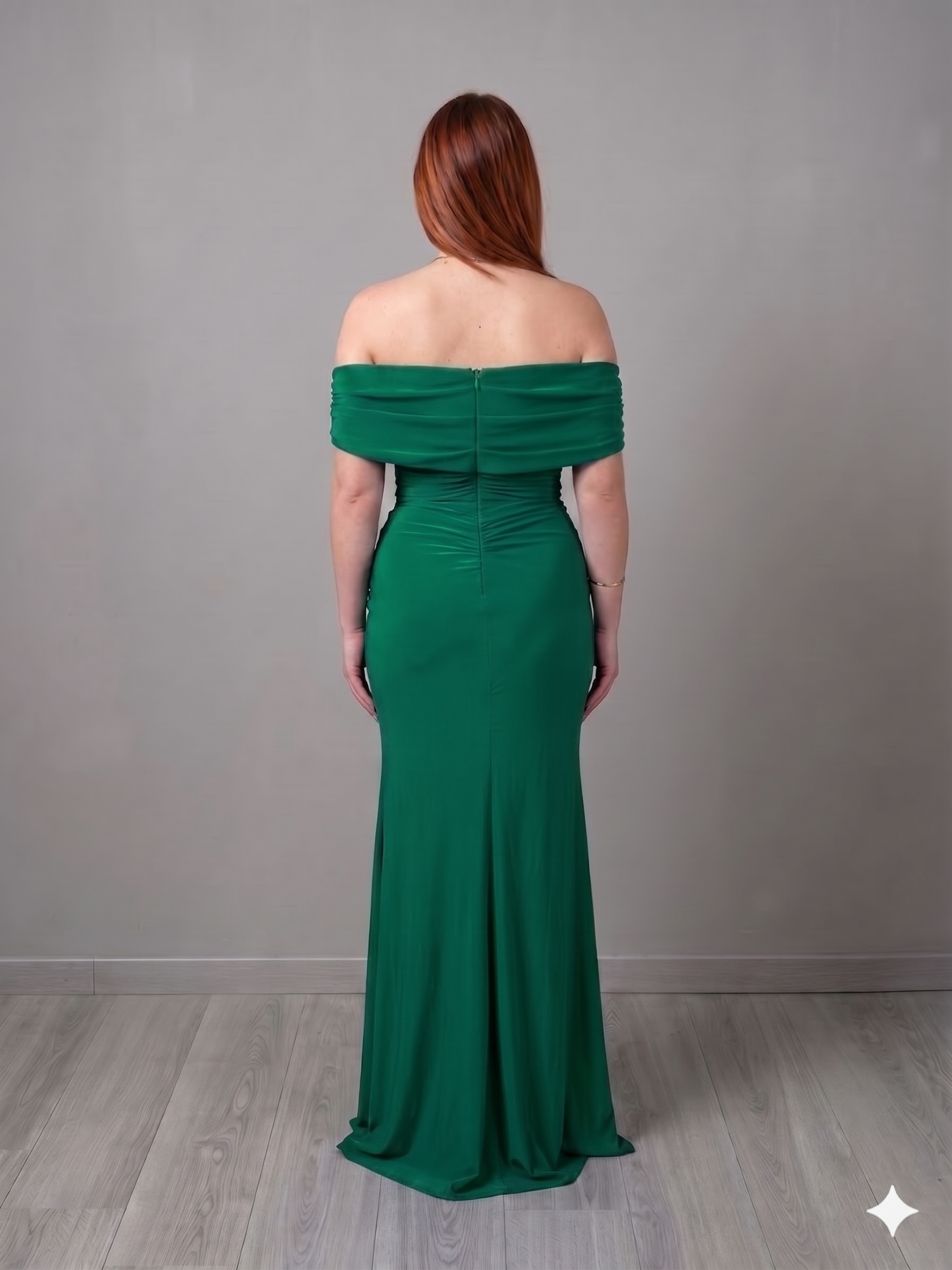 abito omerale strass FI12226 VERDE MARICLA ELEGANCE 