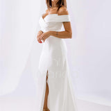 abito omerale FI7507 BIANCO MARICLA ELEGANCE 