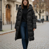 Giaccone piumino lungo oversize AZ6980 NERO MARICLA 