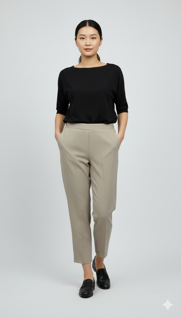 Pantalone Jogger Sartoriale GR1925 BURRO MARICLA 