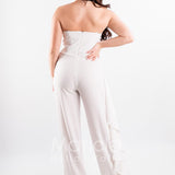 tuta con baschina PF108 BIANCO PAOLA FORTI 